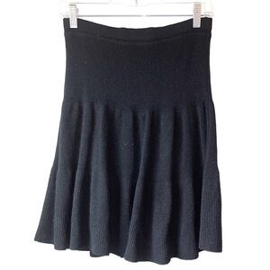 Alain Manoukian Vintage Drop Waist Wool Blend Ruffle Skirt